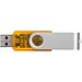 Rotate Transculent USB-Stick, orange, 2GB