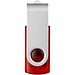 Rotate Transculent USB-Stick, rot, 2GB