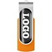 Rotate USB-Stick 3.0 mit Doming, orange, 64GB