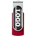 Rotate USB-Stick 3.0 mit Doming, rot, 64GB