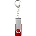 Rotate USB-Stick 3.0 mit Schlüsselanhänger, mittelrot, 64GB