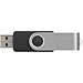 Rotate USB-Stick, schwarz, 2GB