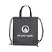 RPET Filz Rucksack PromoBag Plus, Dunkelgrau