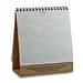 Samenpapier-Tischkalender, Karotte, 1-seit. Druck