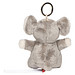 Schlüsselanhänger Elefant, grau