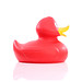 Schnabels® Bade-Ente Giant, 30 cm, rot