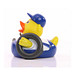 Schnabels® Bade-Ente Mechaniker, gelb/blau
