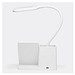 Schreibtisch-Lampe mit Ladestation LIGHT & CHARGE,weiß