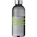 Spring Trinkflasche, 600 ml, transparent schwarz
