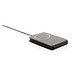 Swiss Peak 15W 3-in-1 magnetischer Wireles Charger aus rPU, schwarz