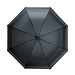 Swiss Peak AWARE™ 23 Zoll bis 27 Zoll erweiterbarer Regenschirm, schwarz