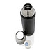 SWISS PEAK® Vakuum Flasche Elite Kupfer, 1000 ml, schwarz