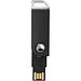 Swivel Rectangular USB-Stick, schwarz, 32GB