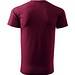 T-Shirt Herren Basic, 2XL, garnet