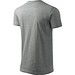 T-Shirt Herren Basic, 4XL, dunkelgrau melliert