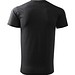 T-Shirt Herren Basic, 4XL, ebony grau