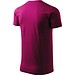 T-Shirt Herren Basic, 4XL, fuchsia rot