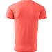 T-Shirt Herren Basic, 4XL, koralle