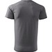 T-Shirt Herren Basic, 4XL, stahlgrau
