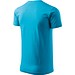 T-Shirt Herren Basic, 4XL, türkisblau