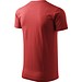 T-Shirt Herren Basic, 4XL, weinrot