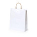 Papier Tragetasche Recycled medium, weiss