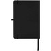 Teak A5 Hardcover Notizbuch, liniert, aus recyceltem Material, schwarz