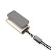 Terra 60Wduales Ladekabel aus RCS recyceltem PET mit Lanyard, grau, schwarz