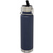 Thor 750 ml Kupfer-Vakuum Sportflasche mit Trinkhalm, dunkelblau