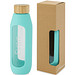 Tidan 600 ml Flasche aus Borosilikatglas mit Silikongriff, tide grün