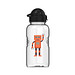 Trinkflasche Carve Junior, 500 ml, RENEW, transparent/schwarz
