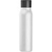 Trinkflasche mit Karabiner, 600ml , weiß