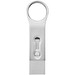 Typ C USB Stick 3.0 rund, groß, silber, 64GB