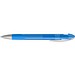 uma® LOOK grip transparent M SI Druckkugelschreiber, hellblau