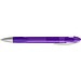 uma® LOOK grip transparent M SI Druckkugelschreiber, violett