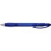 uma® MEMORY transparent SI Druckkugelschreiber, blau