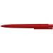 uma® RECYCLED PET PEN PRO K transparent GUM Druckkugelschreiber, rot