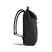 Urban wasserabweisender Flap-Top Rucksack, schwarz, grau