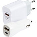 USB + C-Type Travel Set, weiss