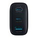 USB Ladegerät GaN 3-Port REEVES-LIMA, schwarz