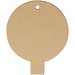 USB-Stick 2.0 rund aus recyceltem Papier, Kraftpapier, 1GB