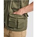 Venera Arbeitsweste mit V-Ausschnitt und mehreren Taschen, 200 g/m2, weiss, 3XL