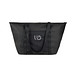 VINGA Livorno Wochenendtasche aus GRS recyceltem Polyester, schwarz