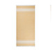 VINGA Tolo Hamam-Frottierhandtuch, gelb, off white