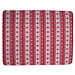 Weihnachtliche Kuscheldecke, rot
