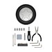 Werkzeug-Set COMPACTY,schwarz, silber