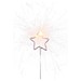 Wondercandle Mini mit Wondercard, Stern, gold, 1-seit. Druck