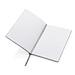 XD COLLECTION A5-Softcover-Notizbuch aus GRS zertifiert recyceltem Filz, grau