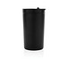 XD COLLECTION Doppelwandiger Vakuum-Becher aus RCS recyceltem SS, schwarz