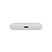 Zen 5000mAh 5W magnetische Bambus-Powerbank aus RCS rPlastik, weiß